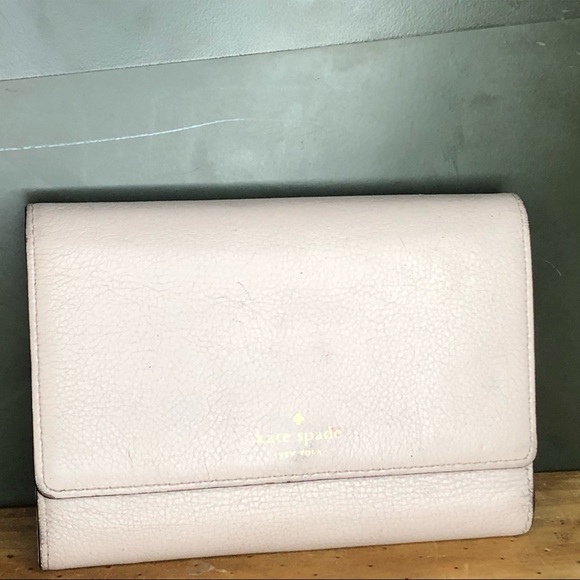 kate spade Handbags - Grey trifold Kate Spade wallet